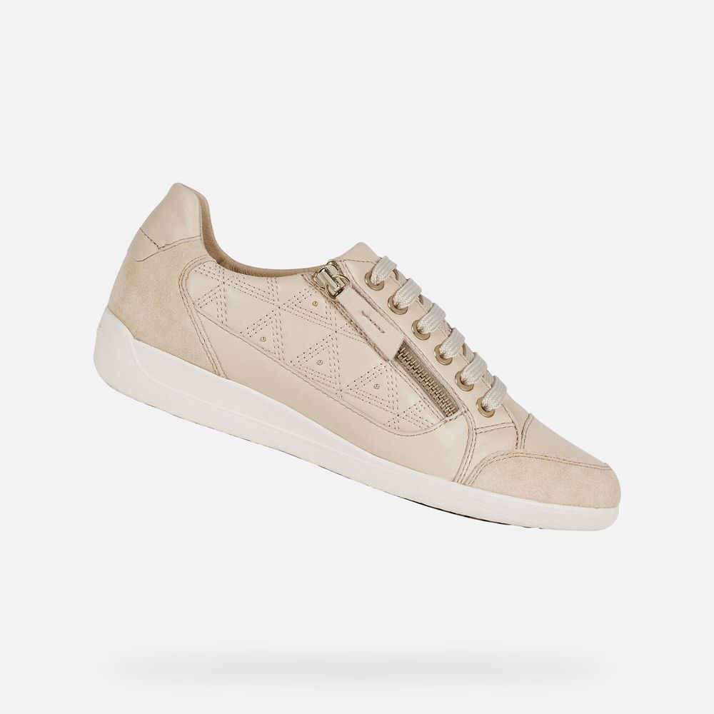 Geox Sneakers Beige Myria - Geox Womens Shoes - MGLNCZ386